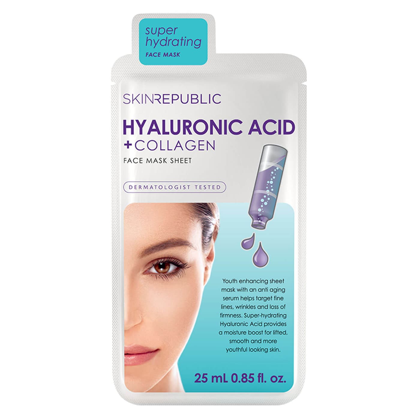 Skin Republic - Hyaluronic Acid + Collagen Face Mask