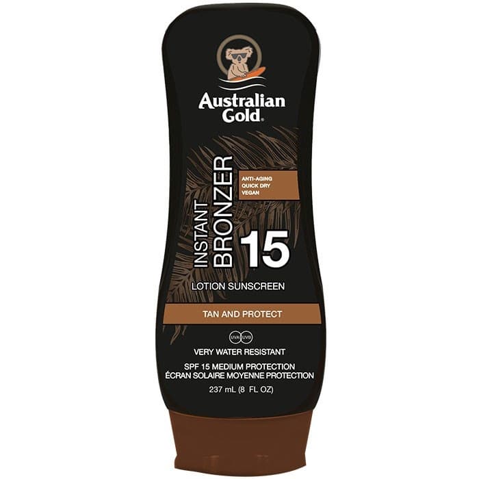 Australian Gold - SPF 15 Lotion mit Bronzer