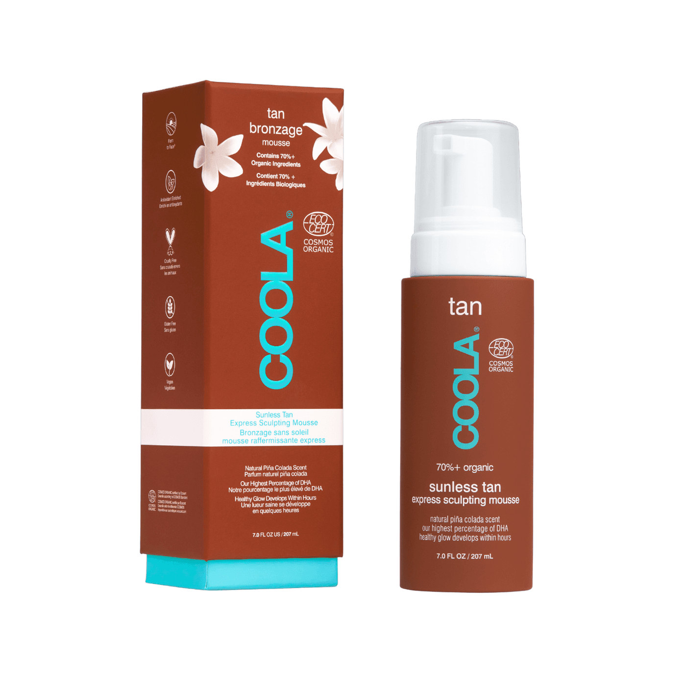 COOLA - Organic Sunless Tan Express Sculpting Mousse