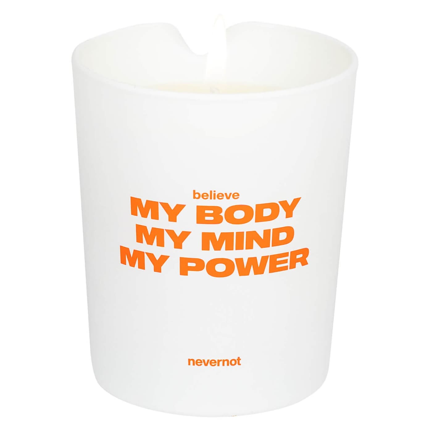 nevernot - Massage Candle believe