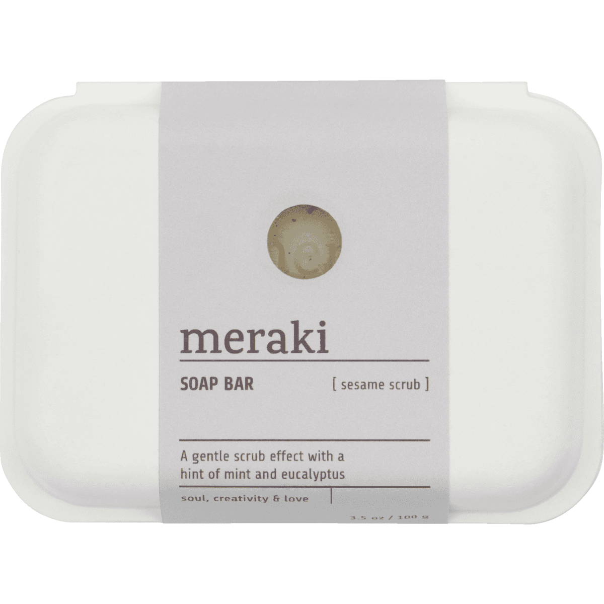 Meraki Care - Stückseife Sesame Scrub