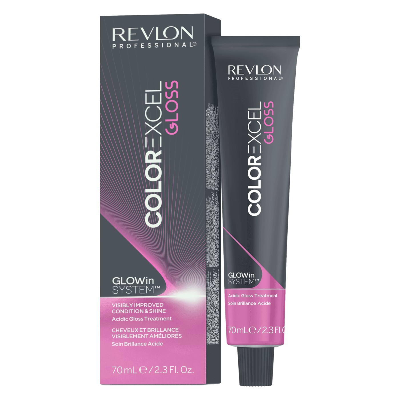Revlonissimo - Color Excel Gloss Acidic Gloss Treatment Hellbraun Asch