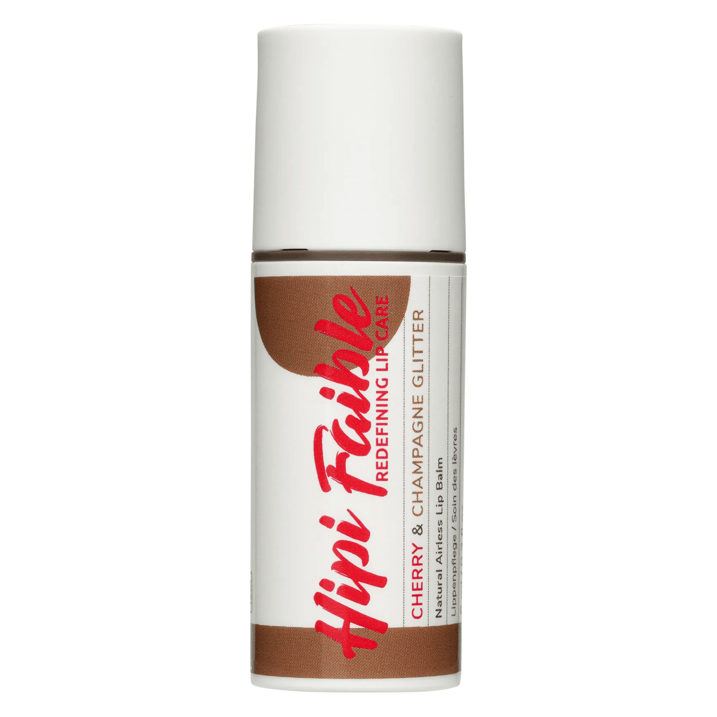 Hipi Faible - Lip Balm Tinted Cherry & Champagne Glitter