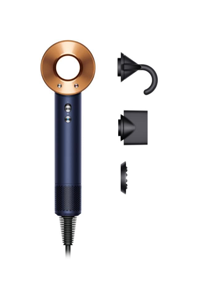 dyson supersonic - Straight+wavy,nightblue/copper