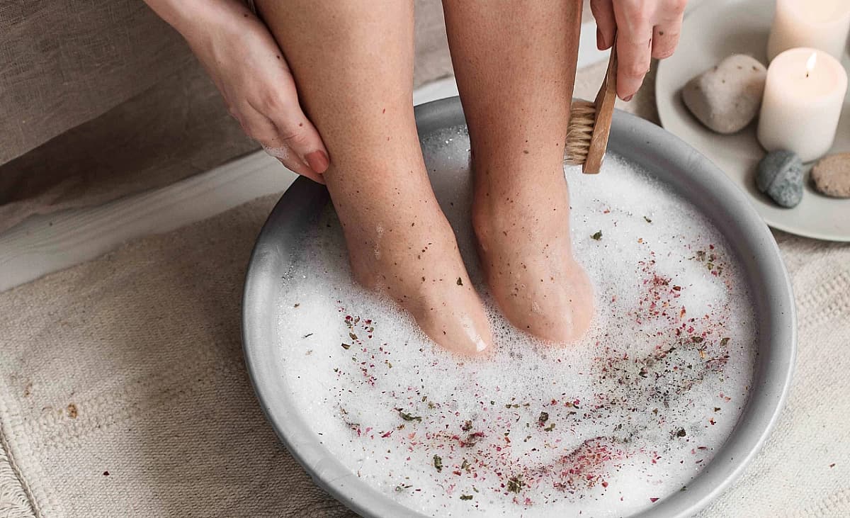 Fussbad gegen Hornhaut