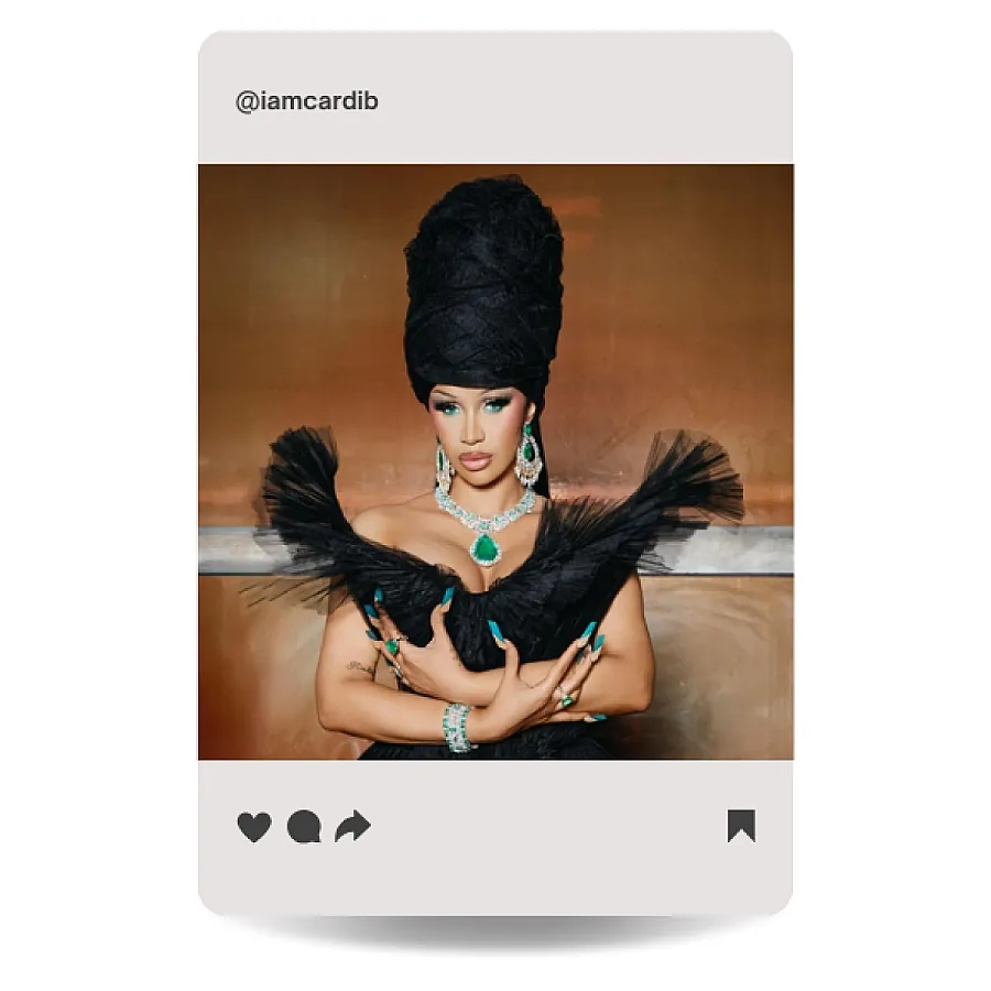 Make-up-Look von Cardi B bei der Met Gala 2024