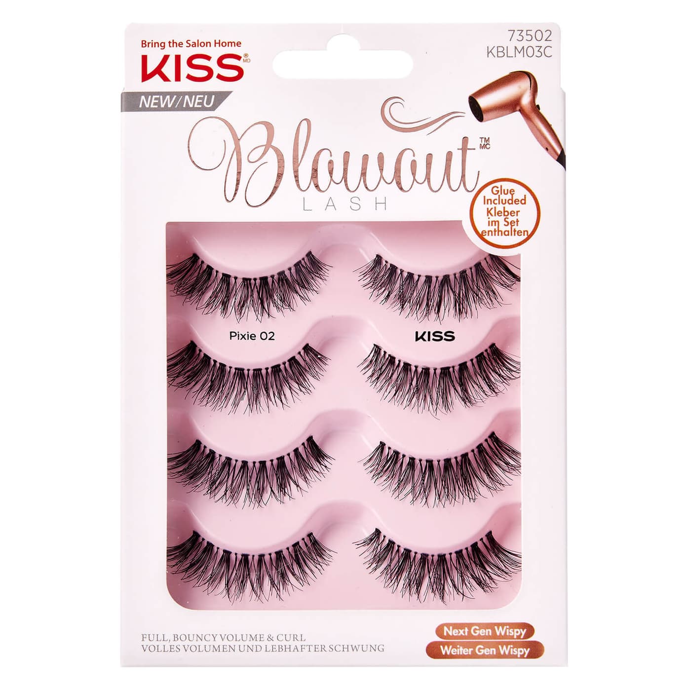 KISS Lashes - Blowout Lash Multipack No.3 Pixie