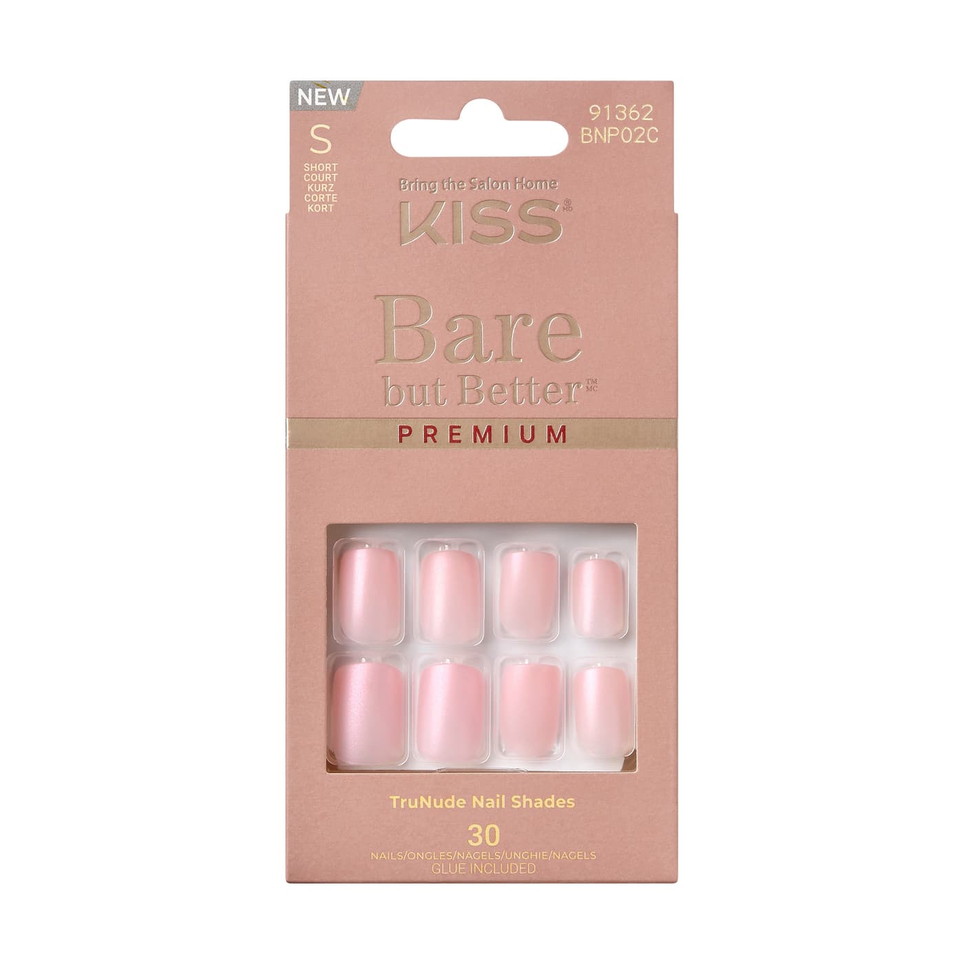 KISS Nails - Ks Bare-but-better Premium Nails - Spicy