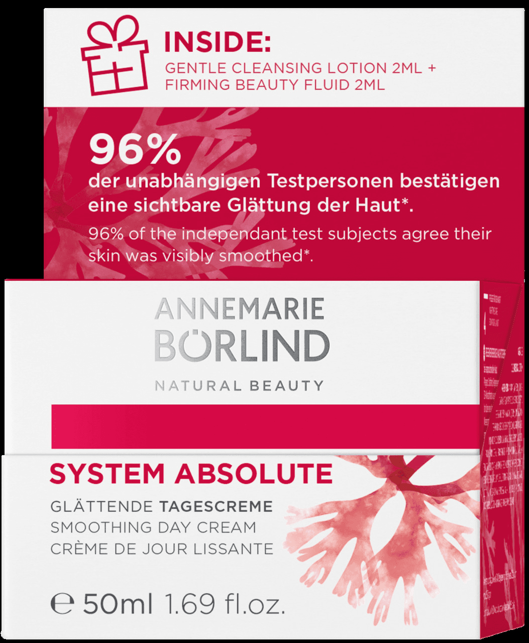 System Absolute - Limited Design Glättende Tagescreme + Cross-sampling: Reinigungsemulsion & Beauty