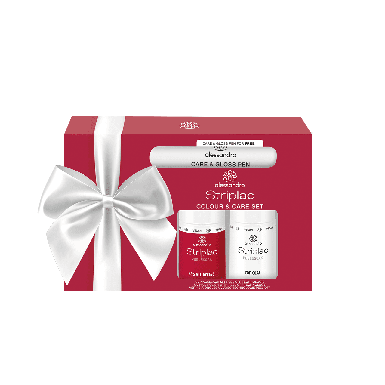 Top Coat - Striplac Geschenkset | Farbe & Pflege