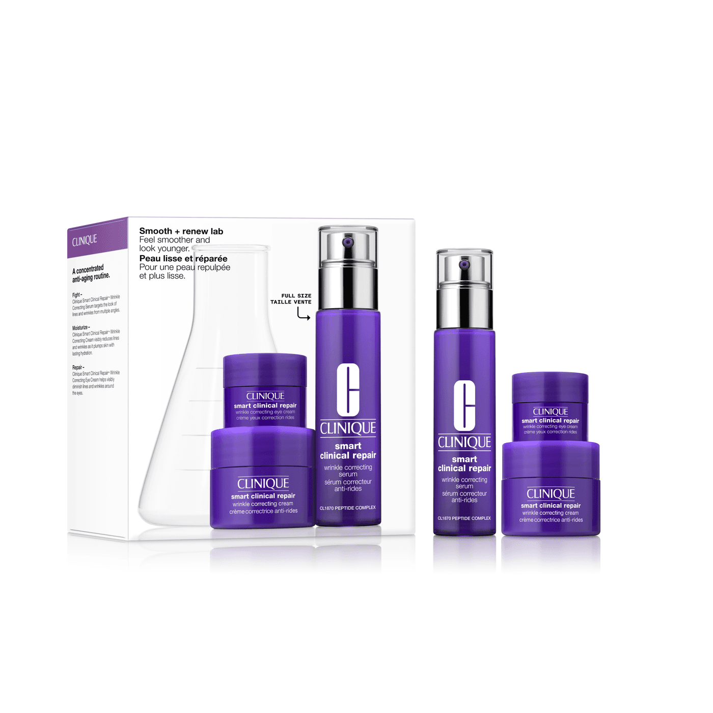 Clinique Set - Smooth & Renew Lab Set