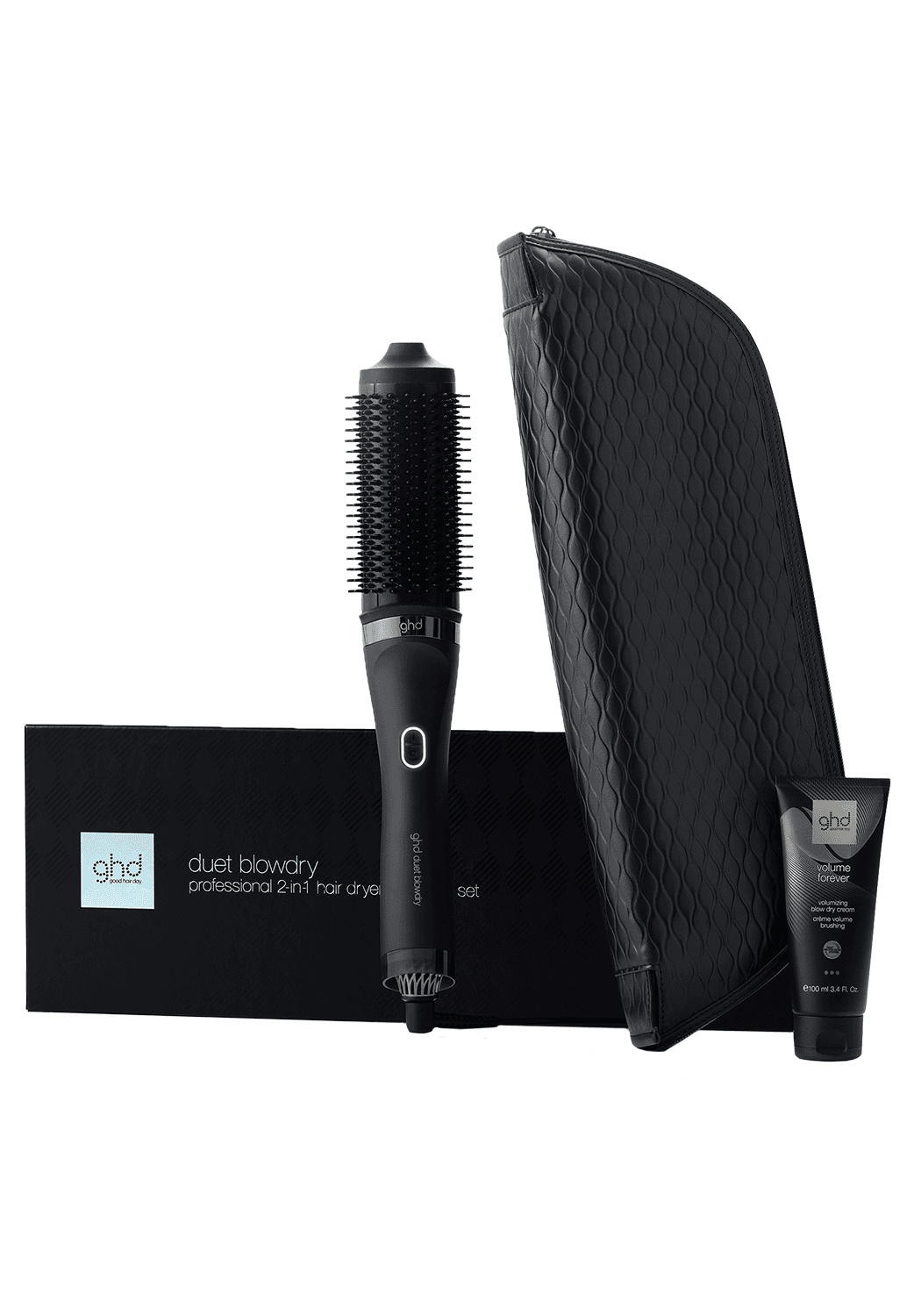 ghd Iced Luxe Collection - Ghd Duet Blowdry™ Geschenkset - 2-in-1 Hair Dryer Brush