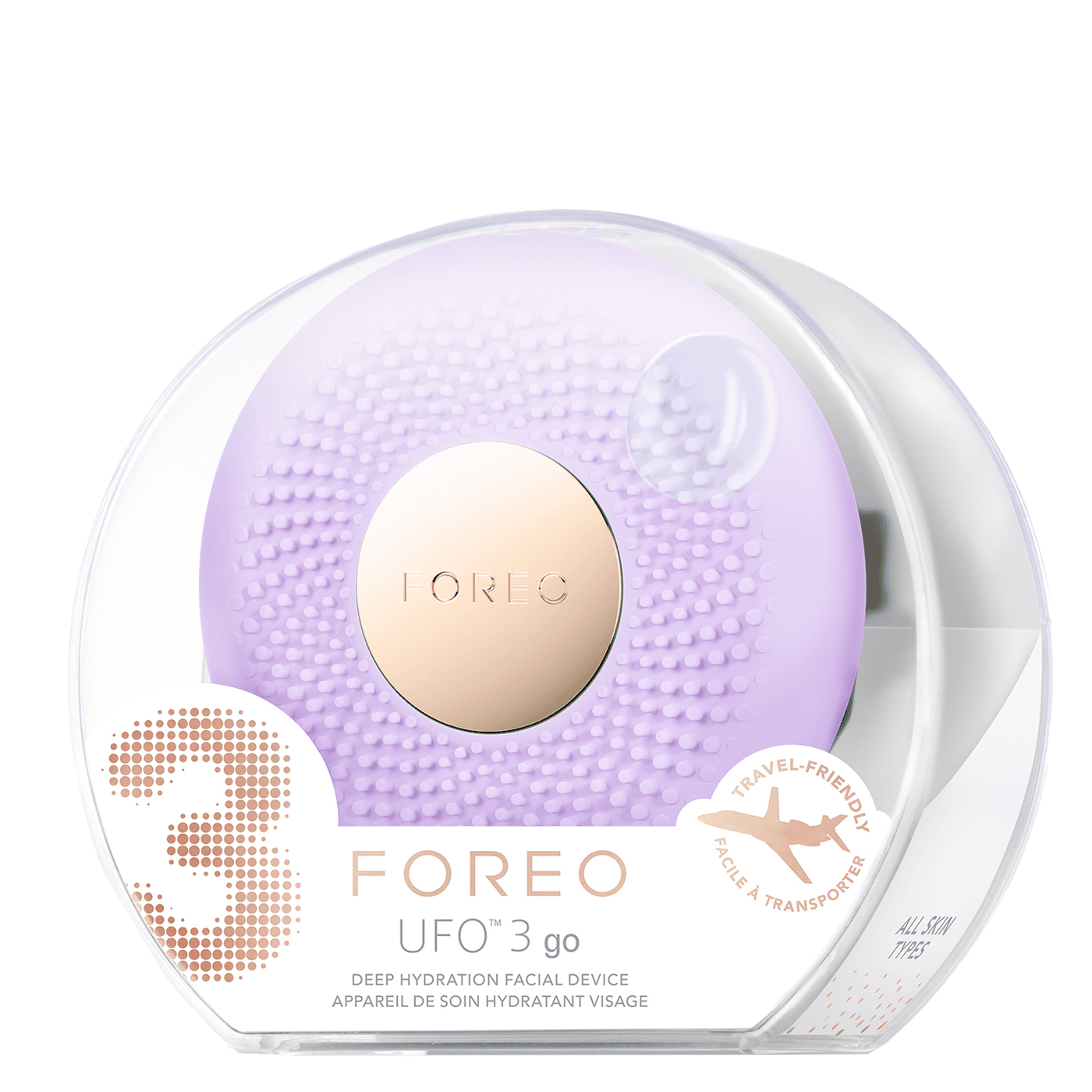 UFO™ 3 go - Maskengerät mit Wärme & LED-Lichttherapie Lavender