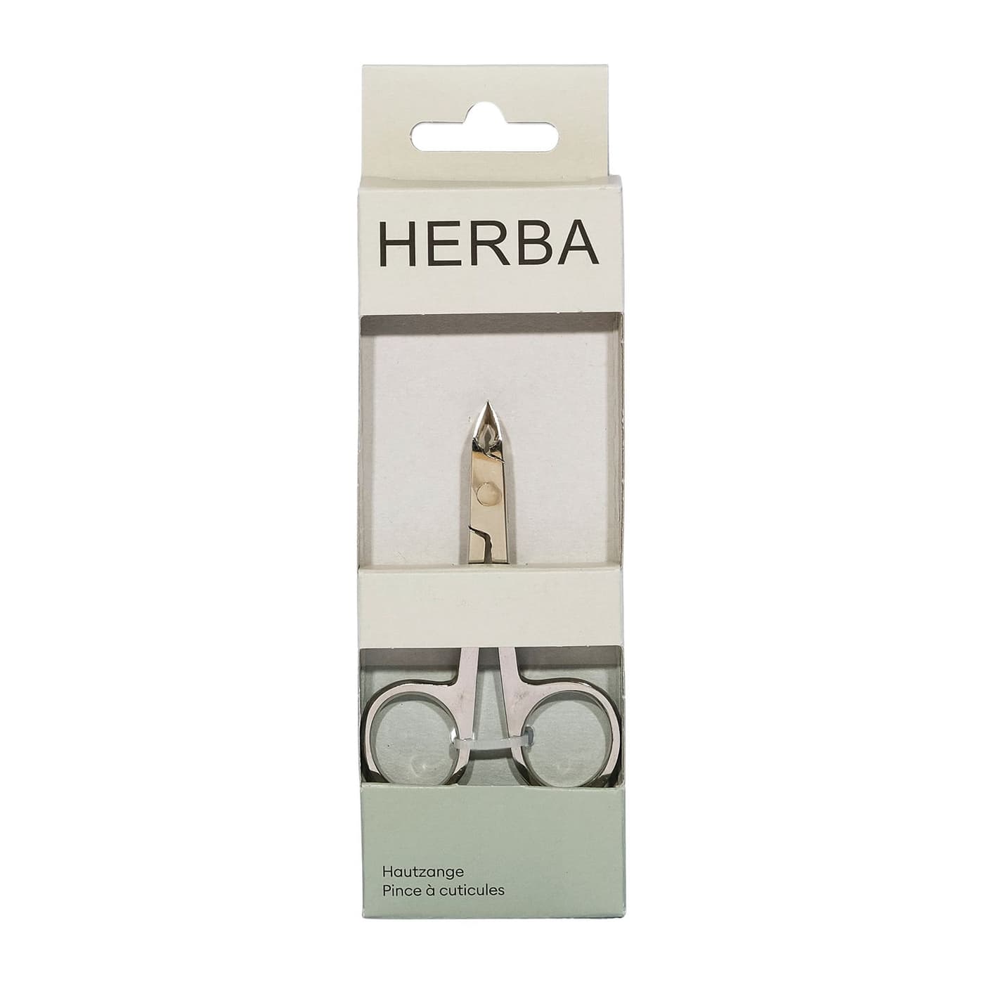 Herba - Hautzange vernickelt, 8 cm