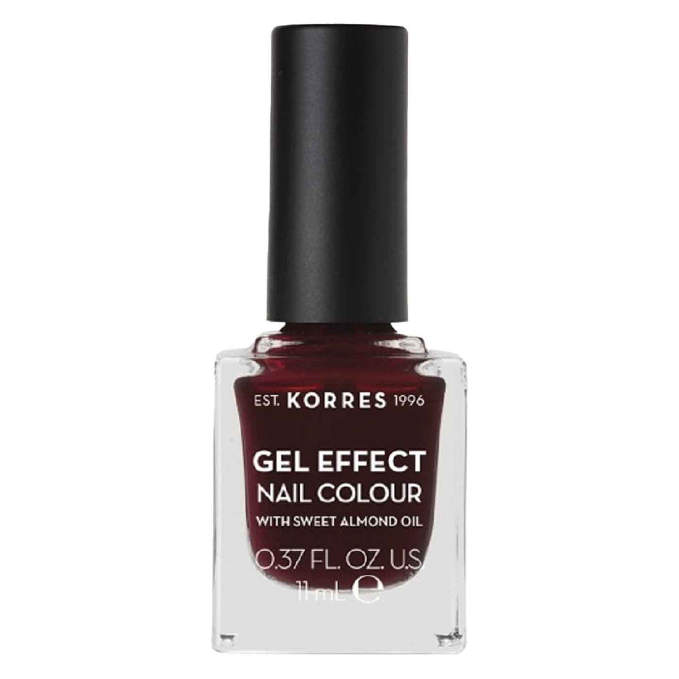 Korres Nails - Sweet Almond Nail Colour 57 Burgundy Red