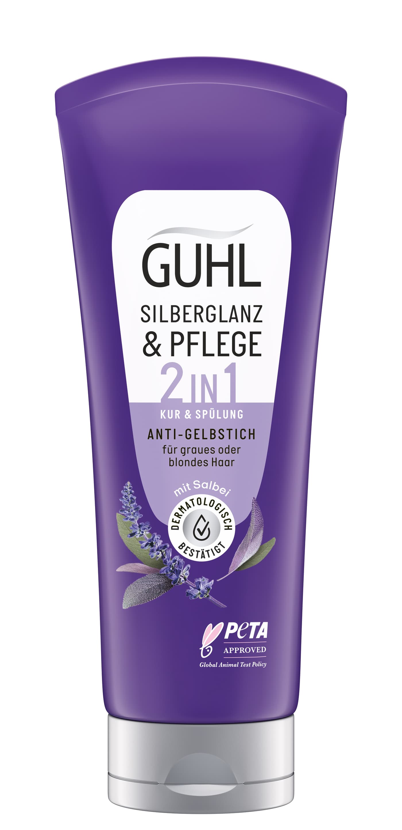 GUHL - Silberglanz & Pflege 2in1 Anti-Gelbstich Kur & Spülung