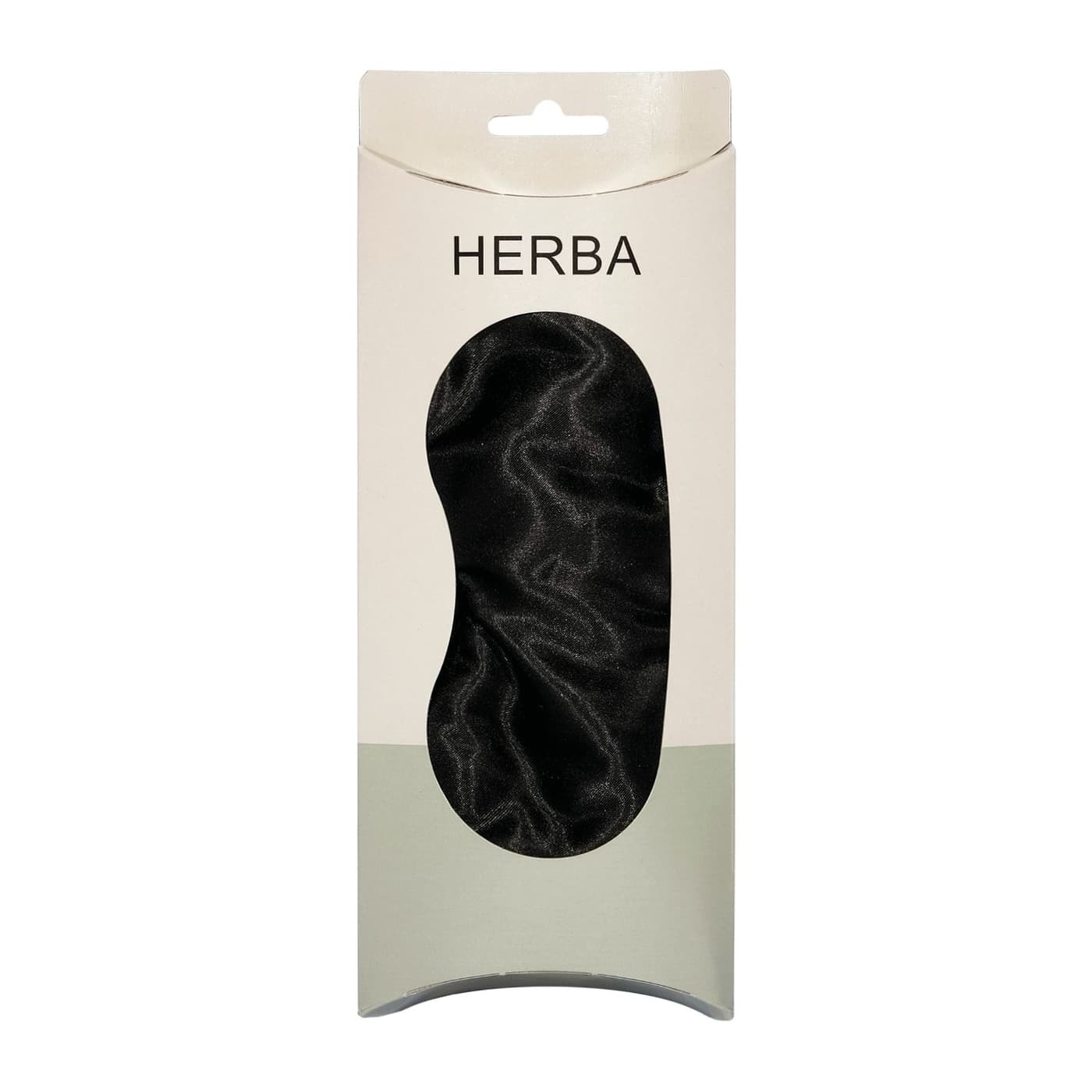 Herba - Schlafmaske schwarz