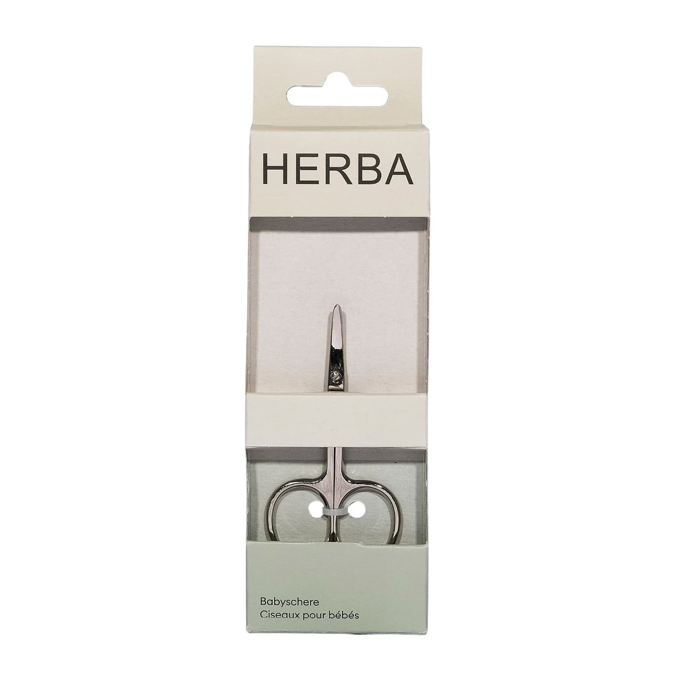 Herba - Babyschere vernickelt