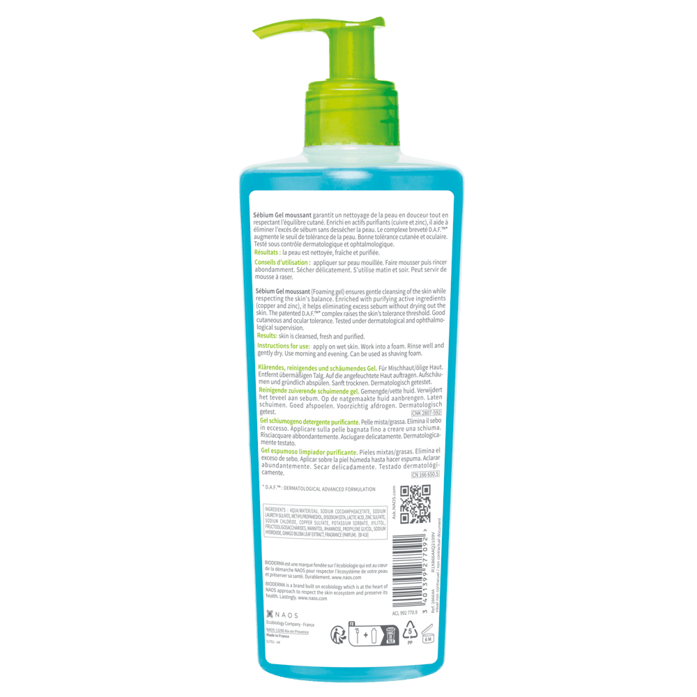SEBIUM - Schaumgel Reinigungsgel