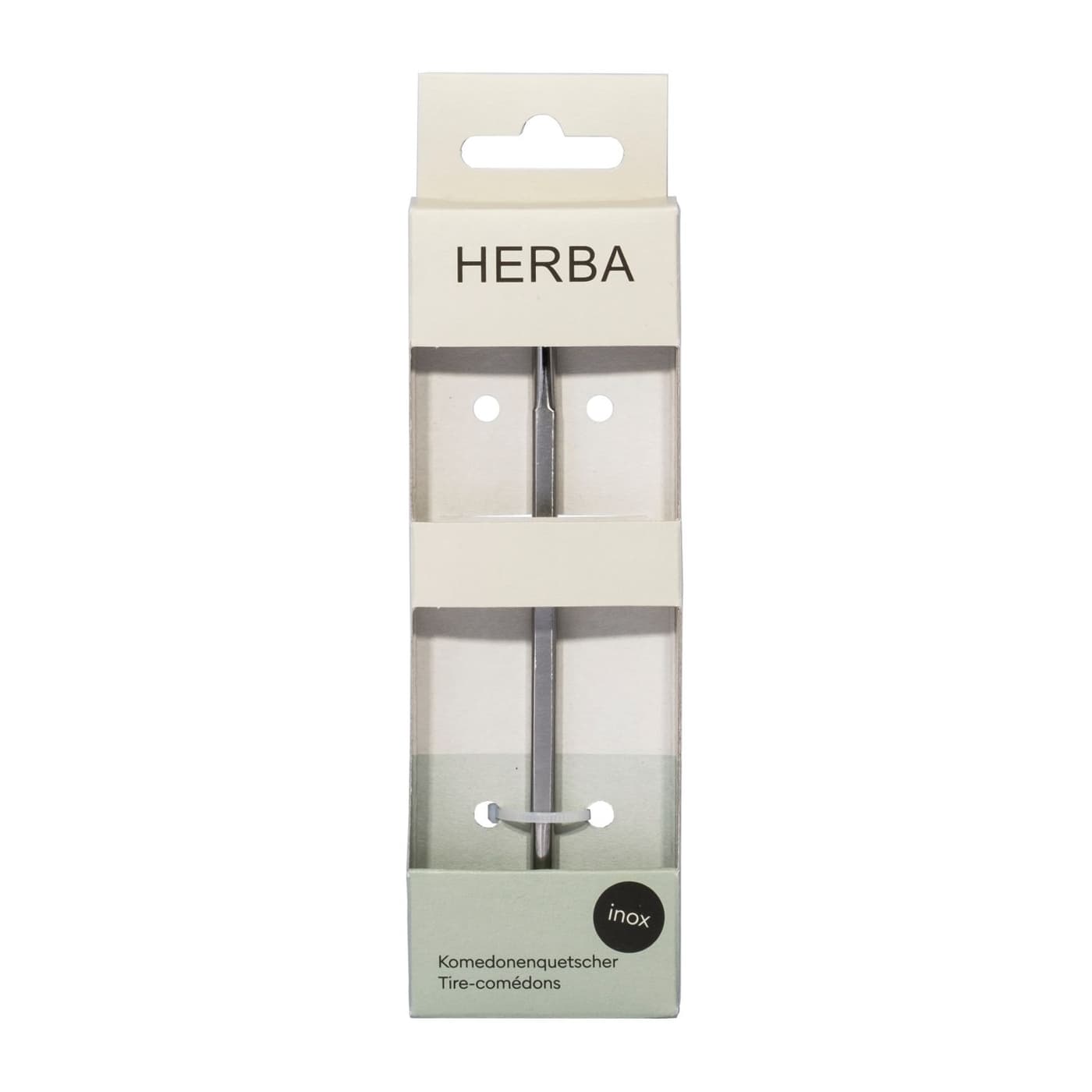 Herba - Komedonenquetscher, Inox