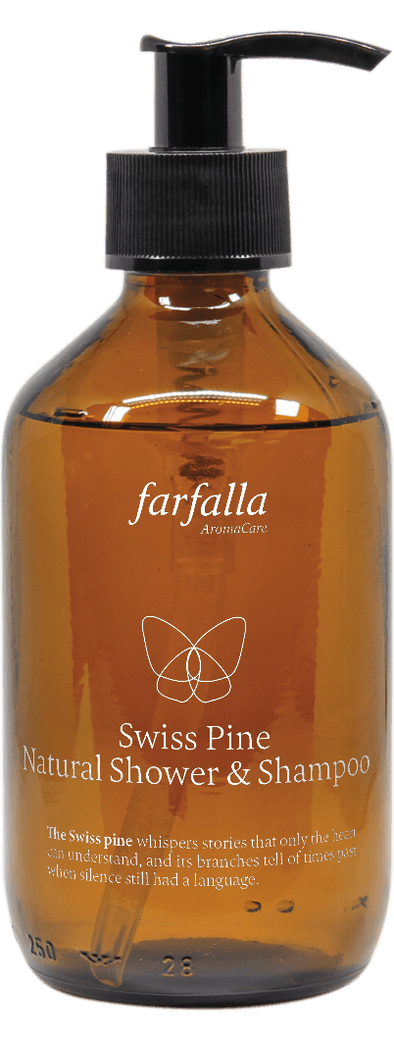 Farfalla Care - Swiss pine natural shower & shampoo, 250ml
