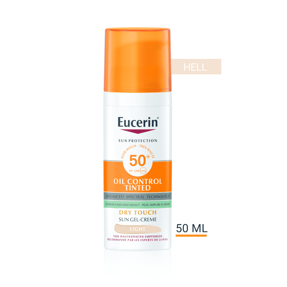 Eucerin - Sun Face Oil Control Gel-creme Tinted Hell Lsf 50+
