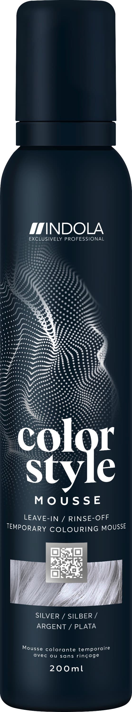 Indola Color - Color Style Mousse Silver