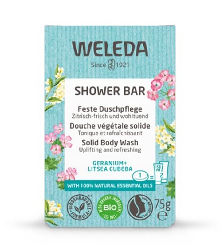 Weleda - Feste Duschpfl. Geranium&Lits.Cu.