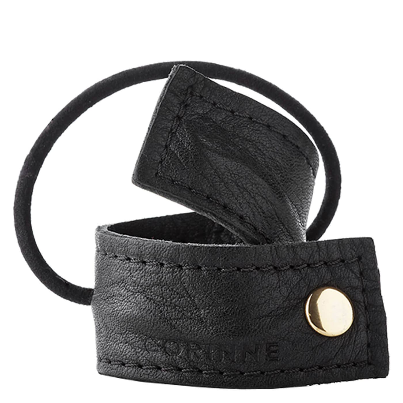 Corinne World - LeatherBand Short Bendable Black