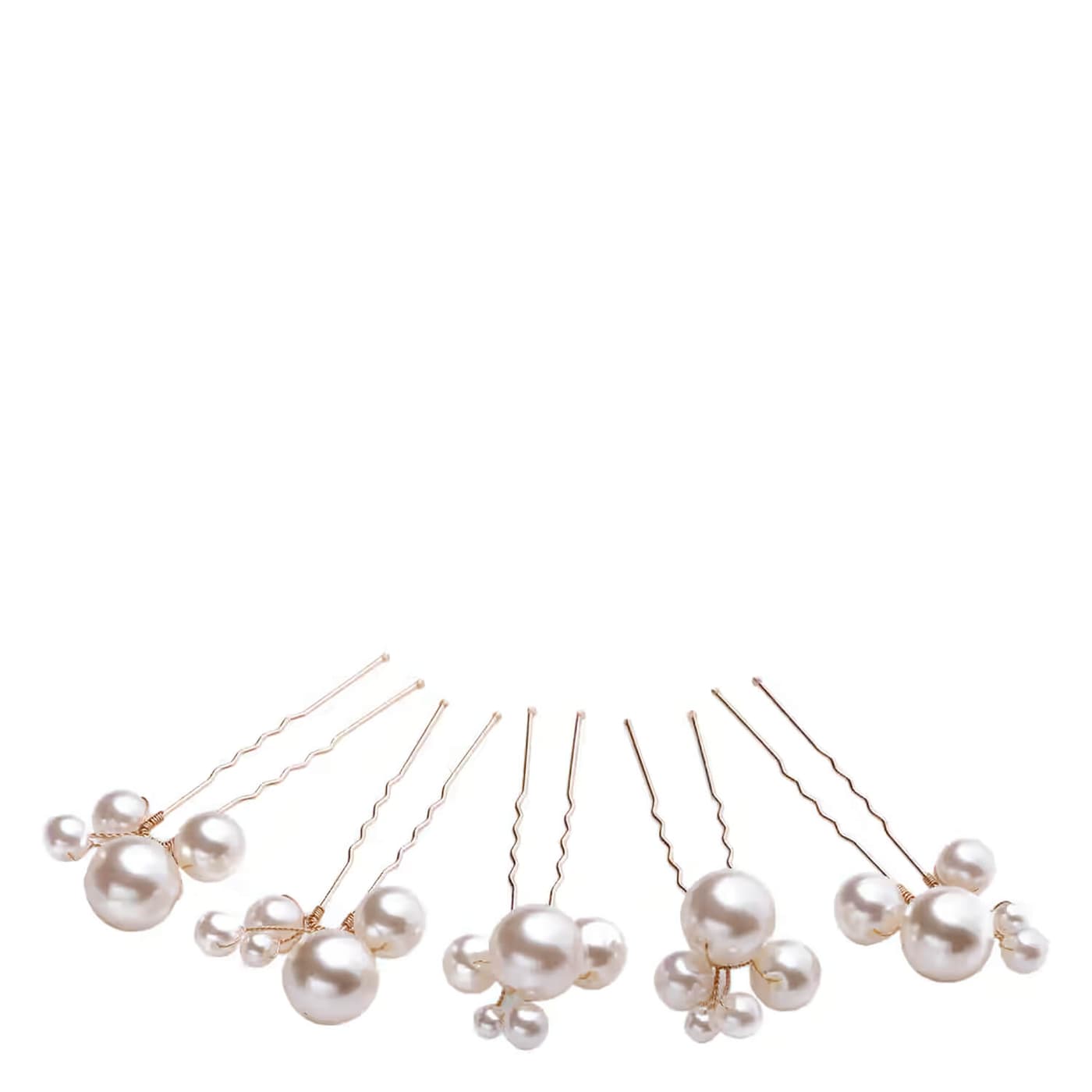 Celebride Haarnadel Mit Verschieden Perlen Gold