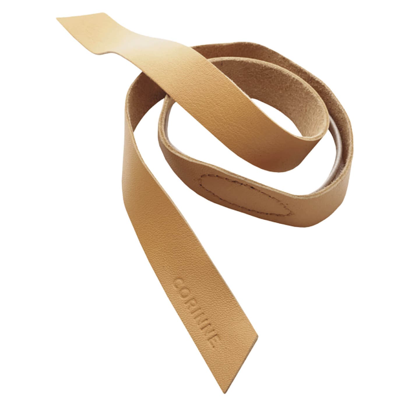 Corinne World - Leather Band Short One Layer Camel