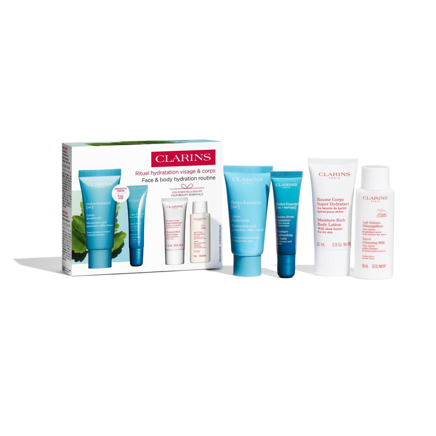 Clarins Specials - Set Ritual Feuchtigkeit Gesicht & Körper