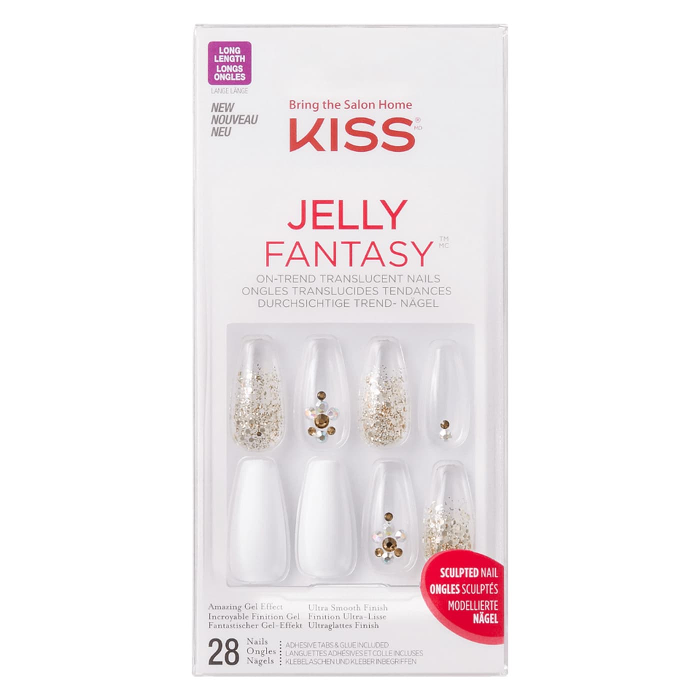 KISS Nails - Jelly Fantasy Nails Jelly Pop
