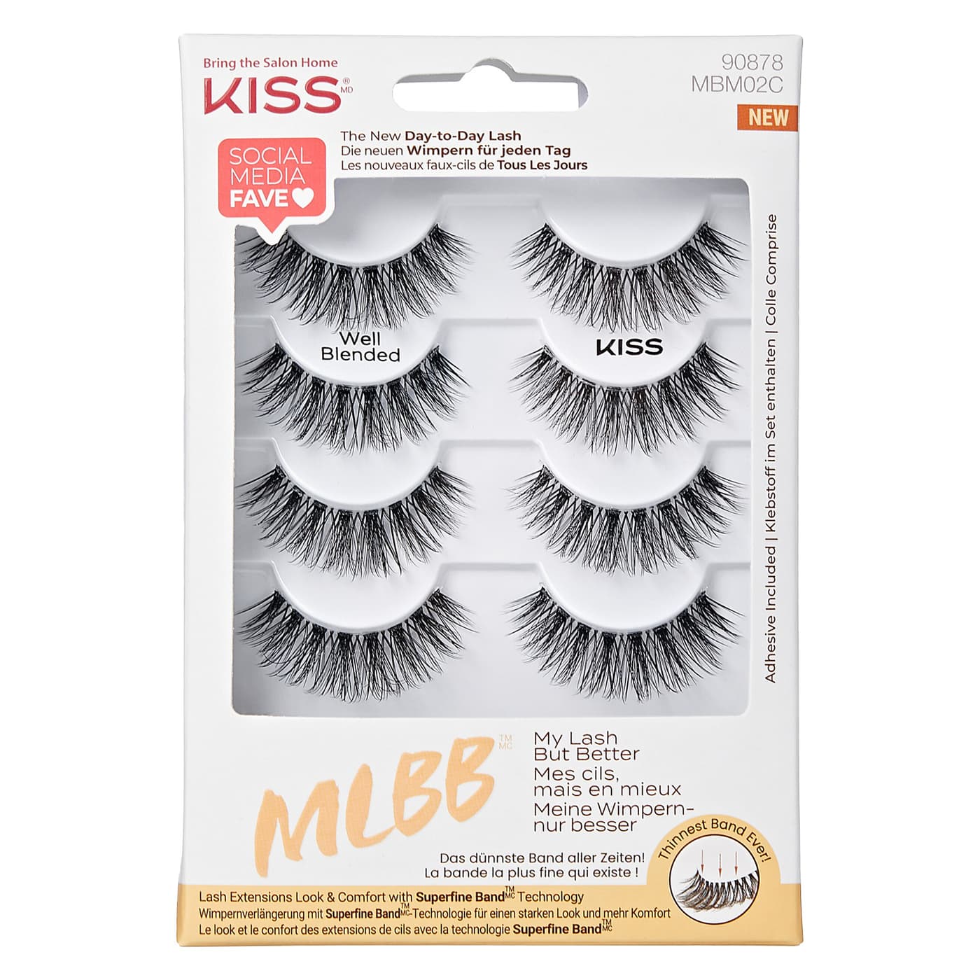KISS Lashes - MLB Bolder Well Blended Multipack