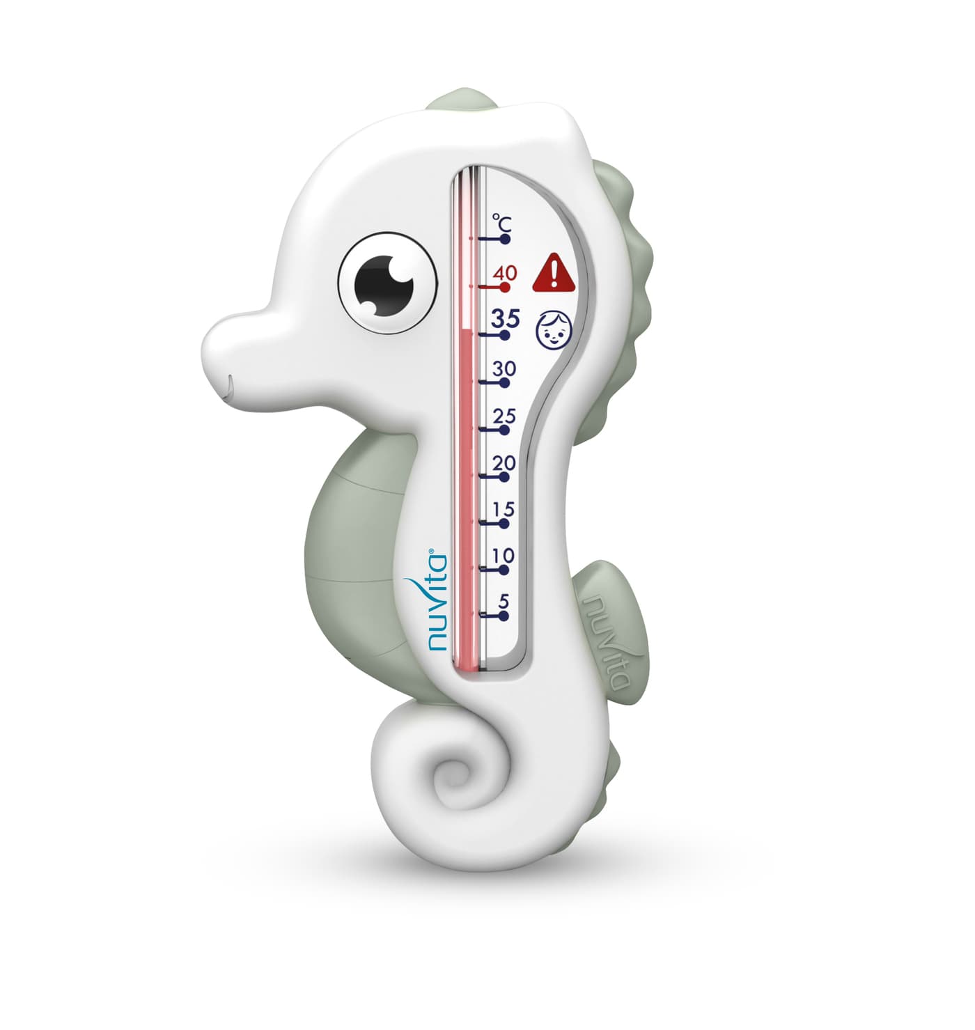 NUVita - Badthermometer Seepferdchen Grün