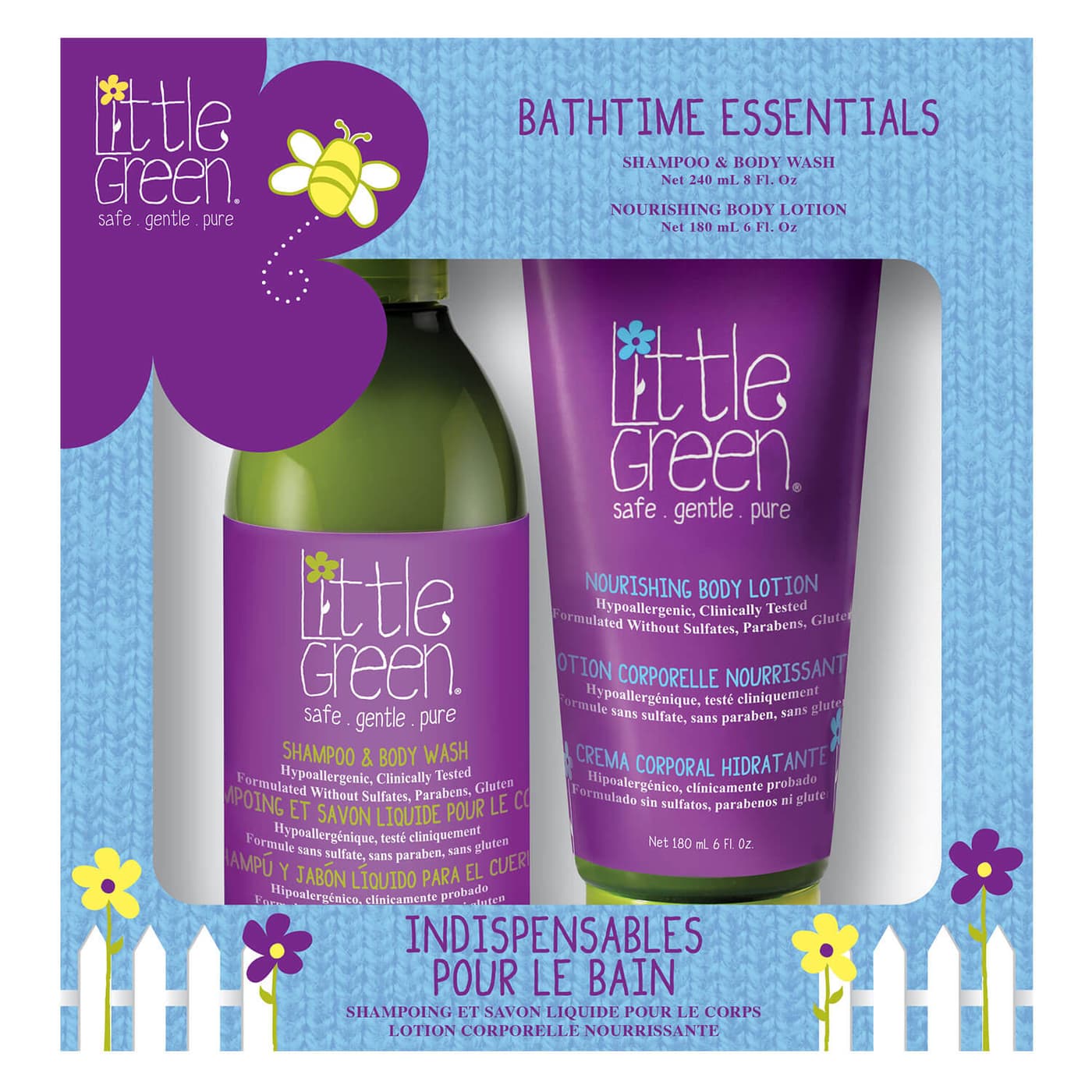 Little Green Kids - Bathtime Essentials Duo