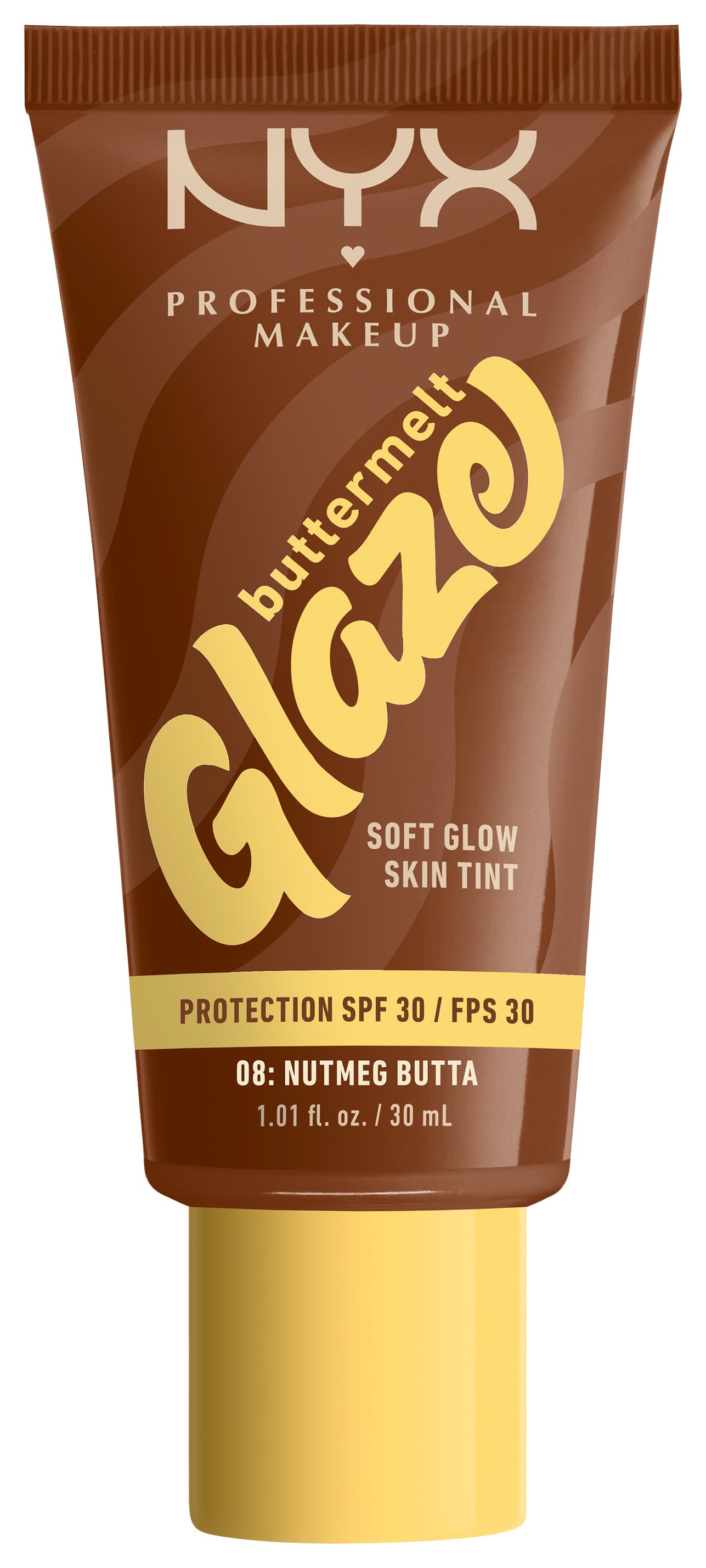 Buttermelt - Glaze Foundation 08 Nutmeg Butta Lsf 30