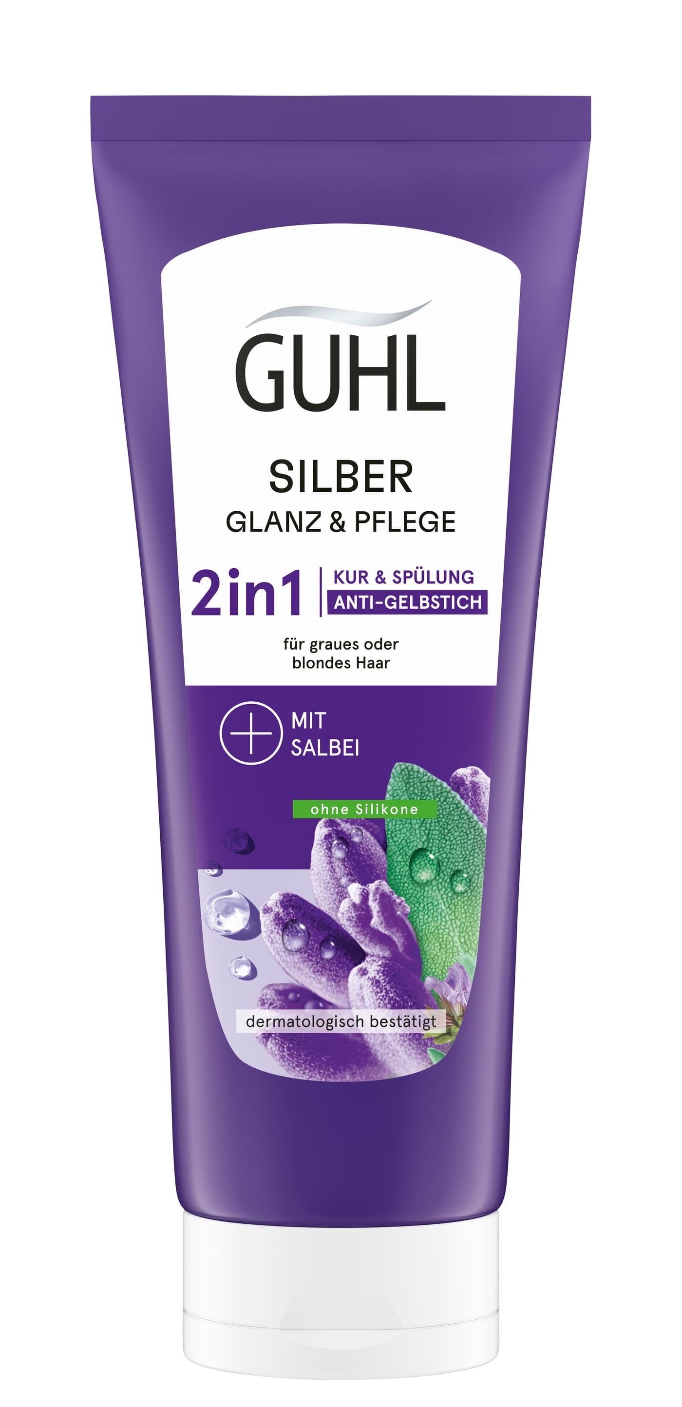 GUHL - Silberglanz & Pflege 2in1 Anti-Gelbstich Kur & Spülung