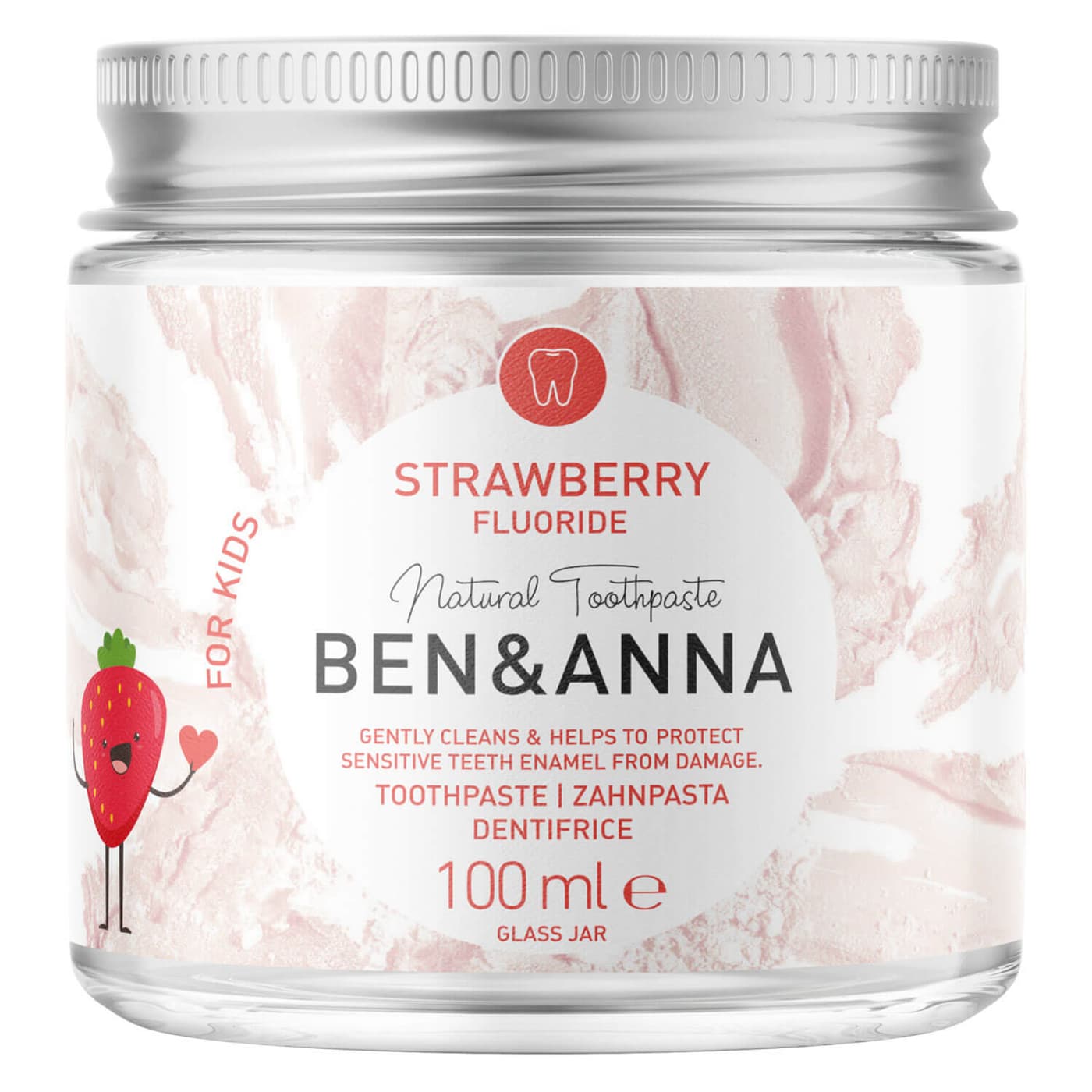 BEN&ANNA - Toothpaste Strawberry Fluorid