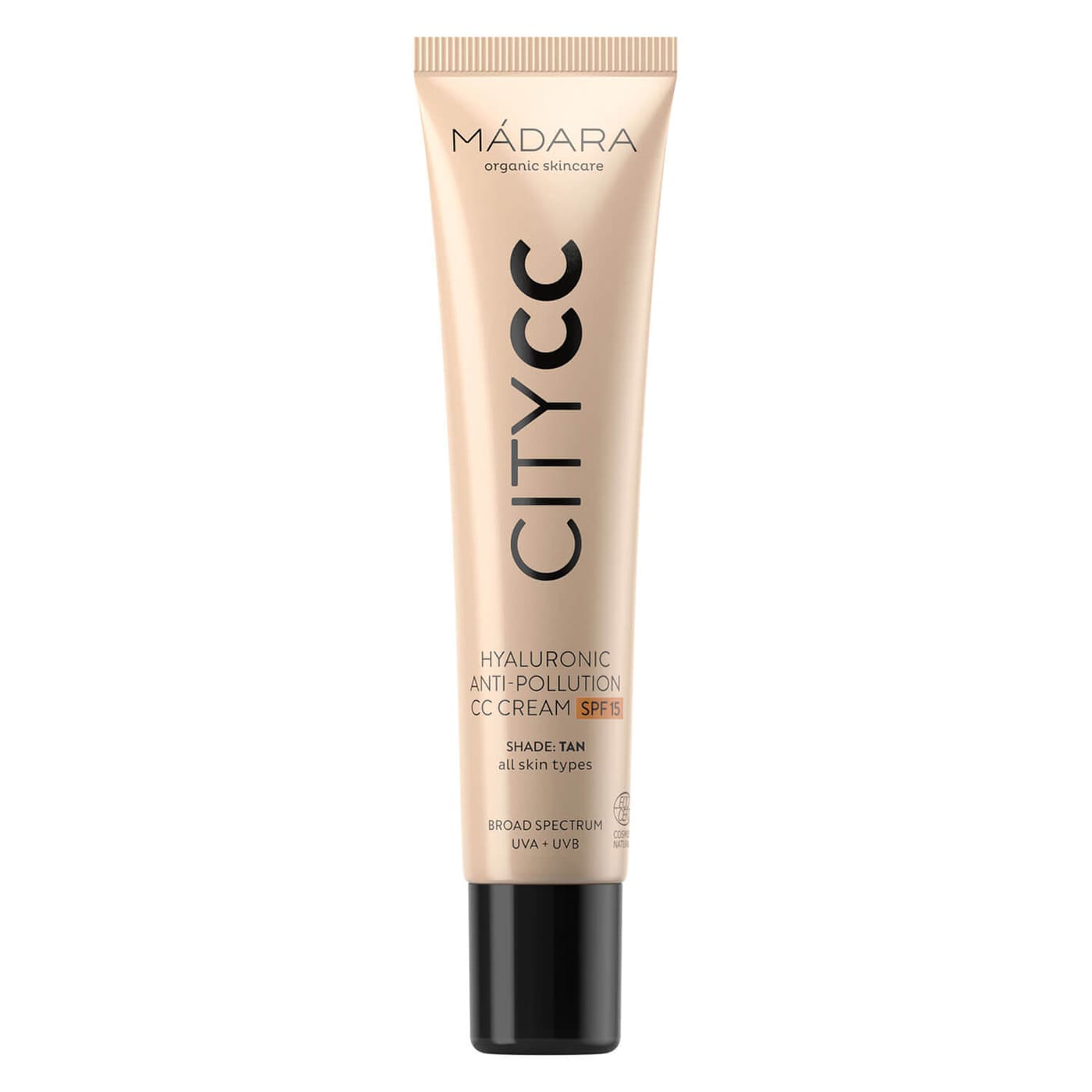 MÁDARA Care - CITYCC Hyaluronic Anti-Pollution CC Cream Tan SPF15